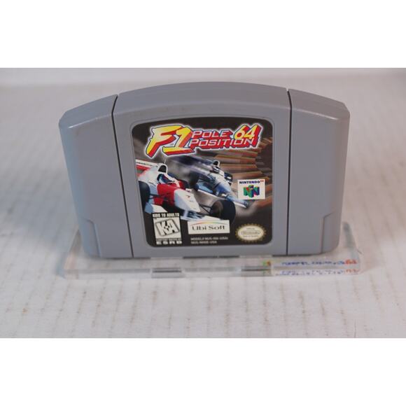 F1 Pole Position 64 N64 (Nintendo 64, 1997) Cartridge Only TESTED WORKING - Picture 1 of 8
